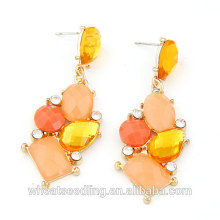 assorted color ear stud latest fashion design hanging earrings